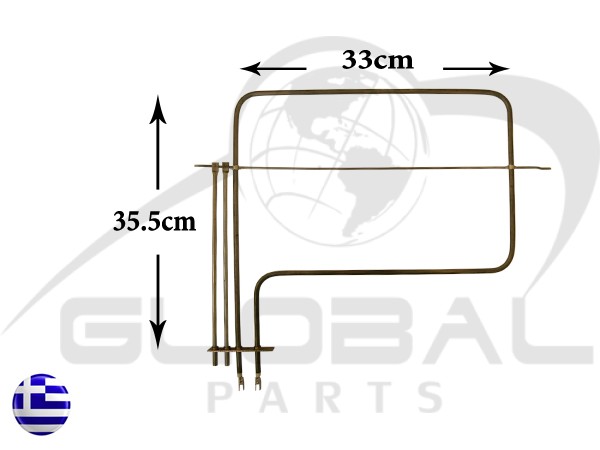 Gallery image 1 of ΑΝΤΙΣΤΑΣΗ ΚΟΥΖΙΝΑΣ ΑΝΩ SIEMENS BOSCH 1100W 00118398