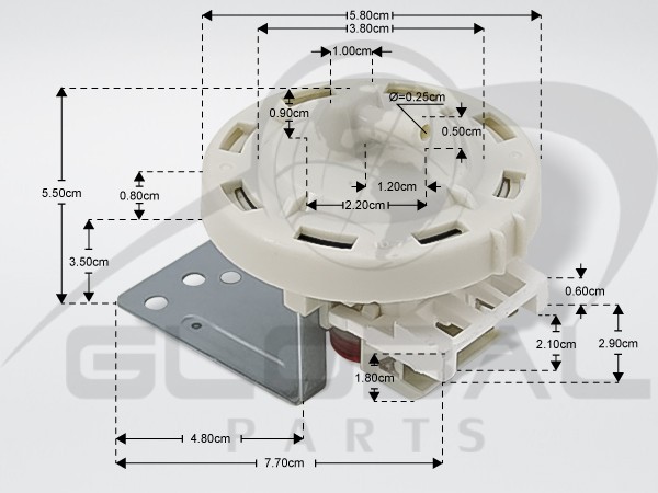 Gallery image 1 of ΠΡΕΣΟΣΤΑΤΗΣ ΠΛΥΝΤΗΡΙΟY ΡΟΥΧΩΝ  LG 6601ER1006F