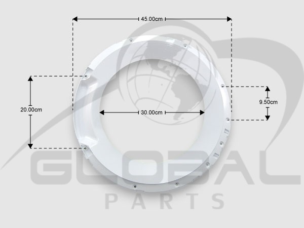 Gallery image 1 of ΓΝΗΣΙΟ ΠΛΑΙΣΙΟ ΕΞΩΤΕΡΙΚΟ ΠΛΥΝΤΗΡΙΟΥ BOSCH PITSOS SIEMENS 00705445 20001398