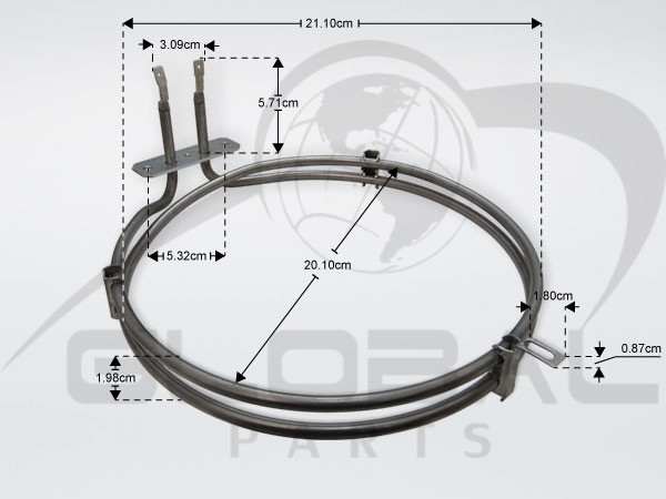 Gallery image 1 of ΑΝΤΙΣΤΑΣΗ ΑΕΡΟΘΕΡΜΗ AEG ZANUSSI KOERTING 2400W 3871425108 