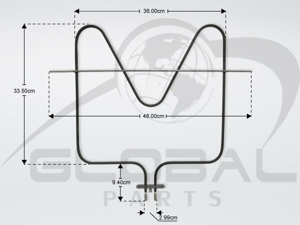 Gallery image 1 of ΑΝΤΙΣΤΑΣΗ ΚΟΥΖΙΝΑΣ ΚΑΤΩ ΜΕ ΝΤΙΖΑ WHIRLPOOL 1400W/230V