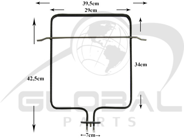 Gallery image 1 of ΑΝΤΙΣΤΑΣΗ ΚΟΥΖΙΝΑΣ ONOFRI ΚΑΤΩ 1200W 230V