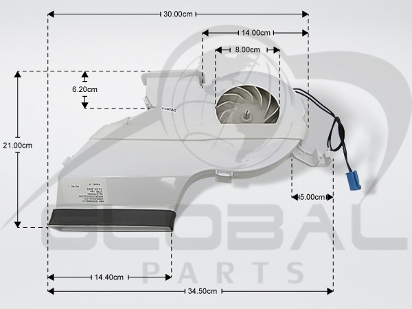 Gallery image 1 of ΑΝΕΜΙΣΤΗΡΑΣ ΚΑΤΑΨΥΞΗΣ ΨΥΓΕΙΟΥ BΟSCH SIEMENS 220V 11002869