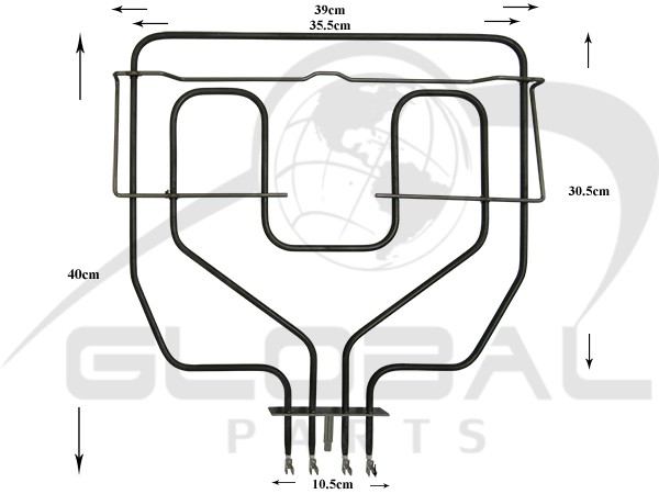 Gallery image 1 of ΑΝΤΙΣΤΑΣΗ ΚΟΥΖΙΝΑΣ ΑΝΩ ΜΕΡΟΣ SIEMENS 1500/800W 230V 00472510