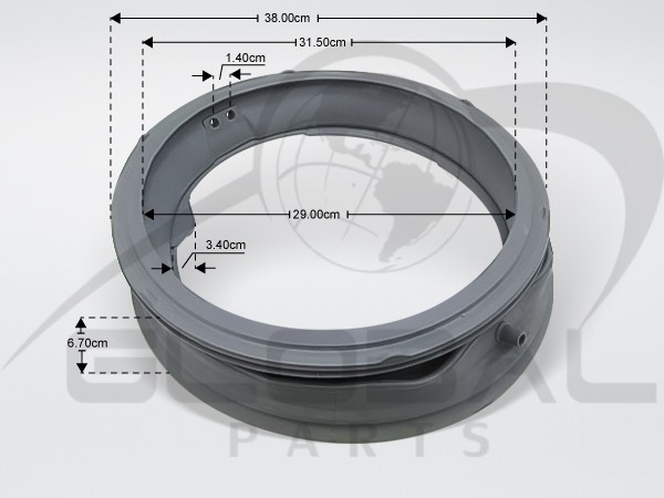 Gallery image 1 of ΛΑΣΤΙΧΟ ΠΟΡΤΑΣ ΠΛΥΝΤΗΡΙΟΥ ΡΟΥΧΩΝ LG MDS41955002