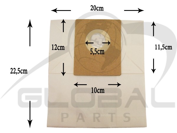 Gallery image 1 of ΣΑΚΟΥΛΑ ΣΚΟΥΠΑΣ SITRAM BS2917 SET 5 TEM + 2 ΦΙΛΤΡΑ