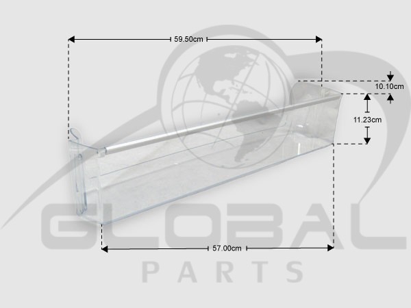 Gallery image 1 of ΓΝΗΣΟ ΡΑΦΙ ΜΠΟΥΚΑΛΙΩΝ ΠΟΡΤΑΣ ΙΨΥΓΕΙΟΥ ARISTON HOT POINT WHIRLPOOL C00293111