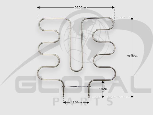 Gallery image 1 of ΑΝΤΙΣΤΑΣΗ ΚΟΥΖΙΝΑΣ ΚΑΤΩ SIEMENS 1200W/230V 684105