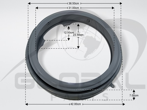 Gallery image 1 of ΛΑΣΤΙΧΟ ΠΟΡΤΑΣ ΠΛΥΝΤΗΡΙΟΥ ΡΟΥΧΩΝ MIDEA 12638100000216