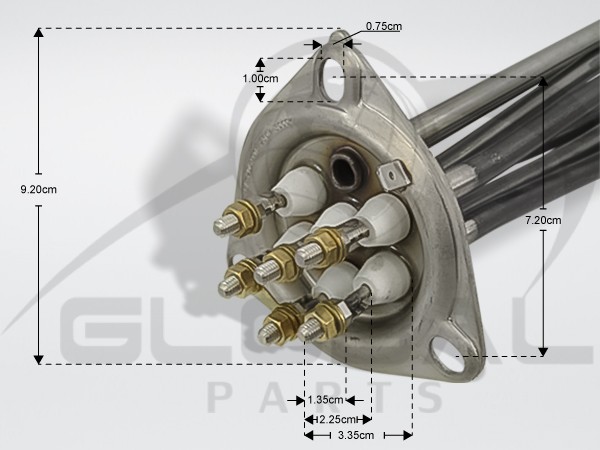 Gallery image 2 of ΑΝΤΙΣΤΑΣΗ ΜΠΟΙΛΕΡ ΕΠΑΓΓ.ΠΛ.ΠΙΑΤΩΝ 3000W 230V