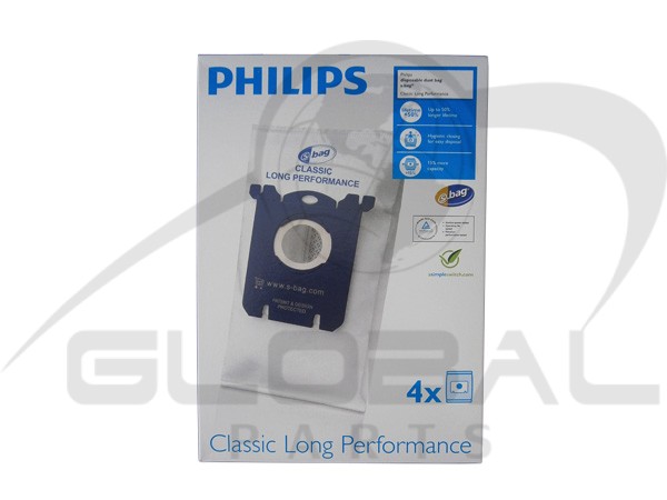 Gallery image 1 of ΣΑΚΟΥΛΑ ΣΚΟΥΠΑΣ PHILIPS S BAG ORIGINAL SET 4 ΤΕΜ