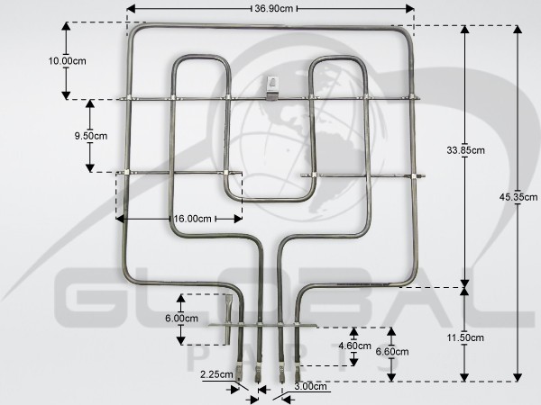 Gallery image 1 of ΑΝΤΙΣΤΑΣΗ ΚΟΥΖΙΝΑΣ ΑΝΩ ΜΕΡΟΣ SIEMENS 2800W/230V 00771772