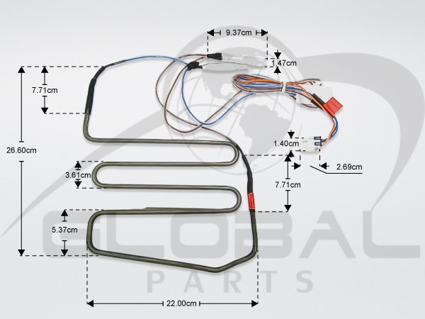 Gallery image 1 of ΑΝΤΙΣΤΑΣΗ ΑΠΟΨΥΞΗΣ ΨΥΓΕΙΟΥ 225W LG MEE62164907