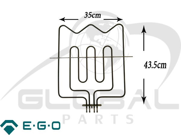 Gallery image 1 of ΑΝΤΙΣΤΑΣΗ ΚΟΥΖΙΝΑΣ ΑΝΩ IZOLA ESKIMO EGO 1000+2000W