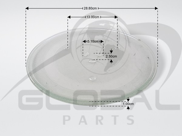 Gallery image 1 of ΠΙΑΤΟ ΦΟΥΡΝΟΥ ΜΙΚΡΟΚΥΜΑΤΩΝ SAMSUNG 28.8CM DE74-20102D