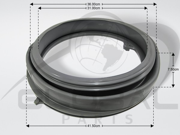 Gallery image 1 of ΛΑΣΤΙΧΟ ΠΟΡΤΑΣ ΠΛΥΝΤΗΡΙΟY ΡΟΥΧΩΝ WHIRLPOOL 481010632436