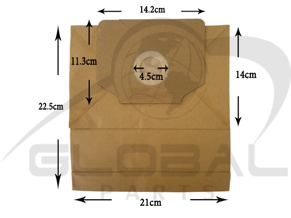 Gallery image 1 of ΣΑΚΟΥΛΑ ΣΚΟΥΠΑΣ ELECTROLUX DOLPHIN E13 SET 5 ΤΕΜ + 2 ΦΙΛΤΡΑ