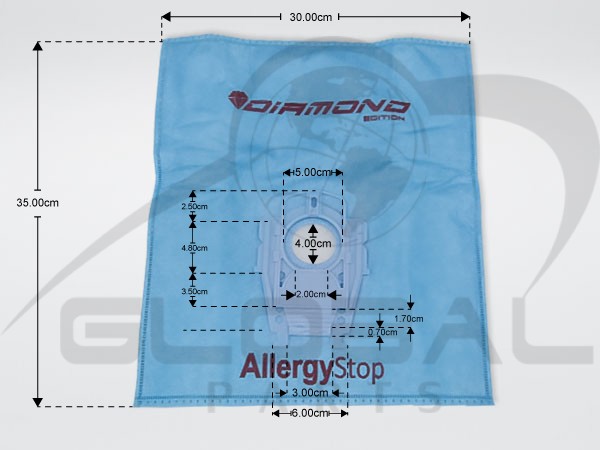 Gallery image 1 of ΣΑΚΟΥΛΑ ΣΚΟΥΠΑΣ SIEMENS TYPE P ALLERGY STOP SET 5 ΤΕΜ + 2 ΦΙΛΤΡΑ