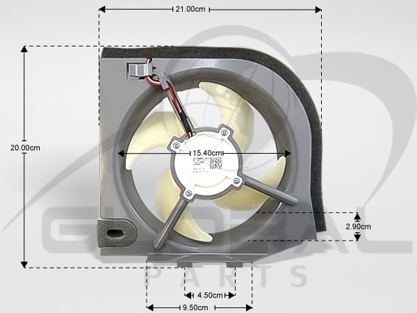 Gallery image 1 of ΑΝΕΜΙΣΤΗΡΑΣ ΚΑΤΑΨΥΞΗΣ SAMSUNG DA97-17321G