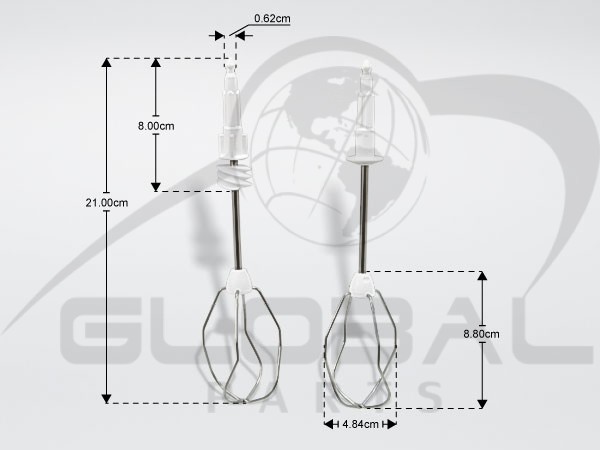 Gallery image 1 of ΓΝΗΣΙΟΙ ΑΝΑΔΕΥΤΗΡΕΣ ΜΑΡΕΓΚΑΣ ΣΕΤ 2ΤΕΜ. BOSCH SIEMENS 659072