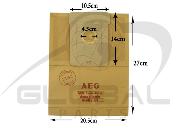 Gallery image 1 of ΣΑΚΟΥΛΑ ΣΚΟΥΠΑΣ AEG GR23/26 SET 5 ΤΕΜ + 2 ΦΙΛΤΡΑ