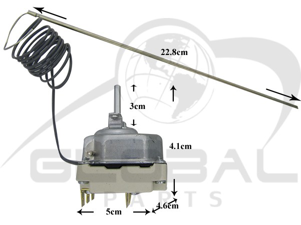 Gallery image 1 of ΘΕΡΜΟΣΤΑΤΗΣ ΤΡΙΦΑΣΙΚΟΣ EGO 100-292°C 10A 400V