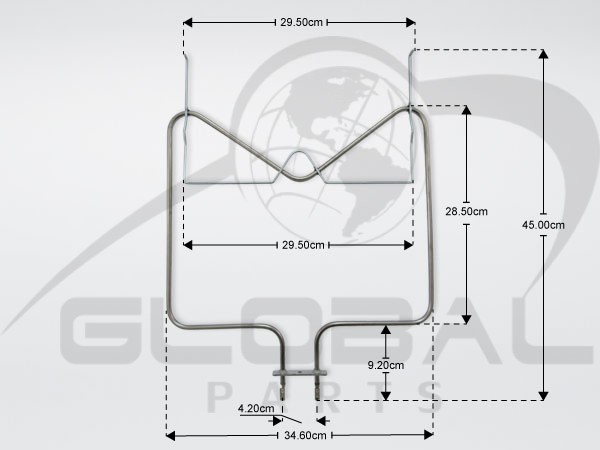 Gallery image 1 of ΑΝΤΙΣΤΑΣΗ ΚΟΥΖΙΝΑΣ ΚΑΤΩ ΜΕΡΟΣ WHIRLPOOL 230V 1150W 481010375734