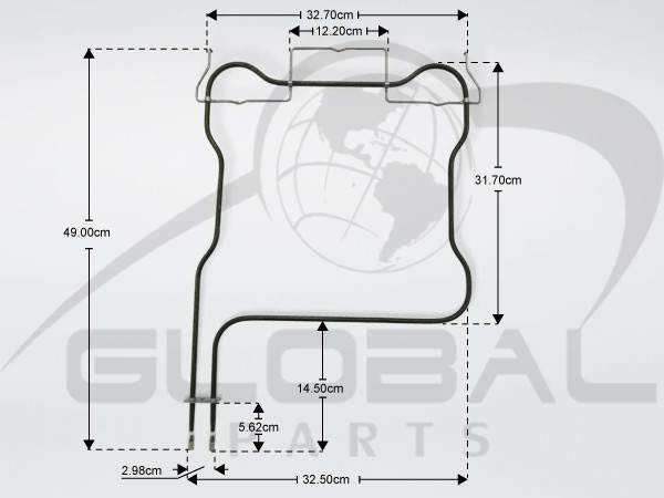 Gallery image 1 of ΑΝΤΙΣΤΑΣΗ ΚΟΥΖΙΝΑΣ ΚΑΤΩ WHIRLPOOL 1000W 230V 488000526531