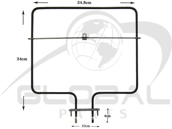 Gallery image 1 of ΑΝΤΙΣΤΑΣΗ ΚΟΥΖΙΝΑΣ ΑΝΩ ΜΕΡΟΣ AEG ZANUSSI 3570633010 850W 235V 3570633010 