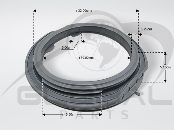 Gallery image 1 of ΛΑΣΤΙΧΟ ΠΟΡΤΑΣ ΠΛΥΝΤΗΡΙΟΥ ΡΟΥΧΩΝ SAMSUNG DC81-01582A