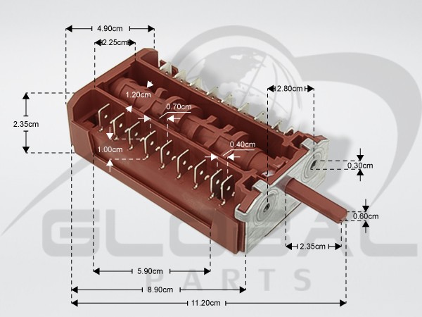 Gallery image 1 of ΔΙΑΚΟΠΤΗΣ ΦΟΥΡΝΟΥ VESTEL SAMSUNG 32009169