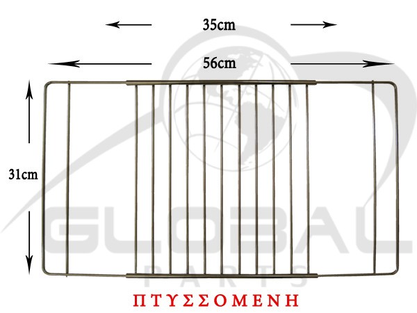 Gallery image 1 of ΣΧΑΡΑ ΚΟΥΖΙΝΑΣ ELECTROLUX ΠΤΥΣΣΟΜΕΝΗ 50284160004